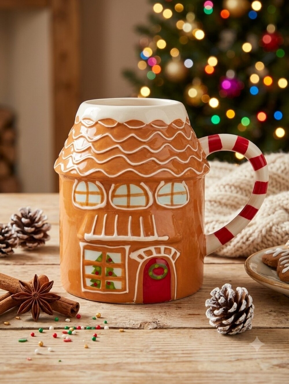 NWOT Wondershop Gingerbread Ceramic Mug